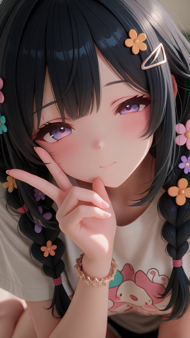 可爱女孩