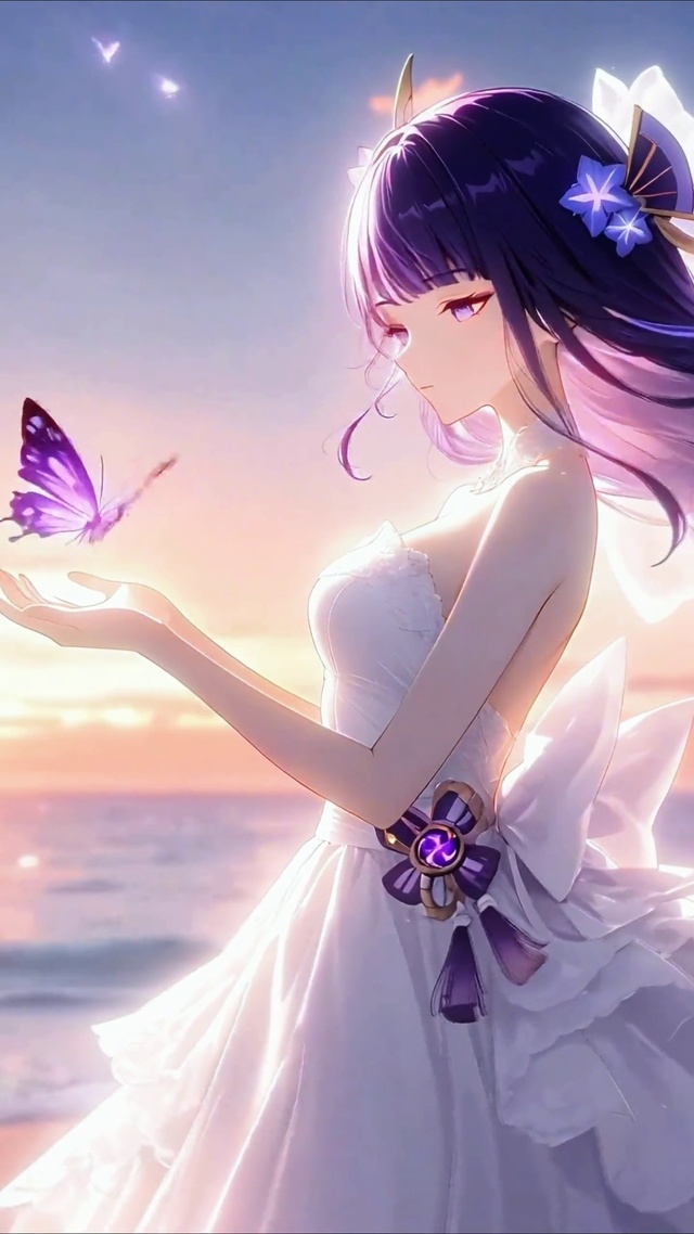 雷电将军丨紫纱夕照丨