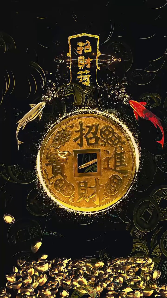 招财进宝锦鲤壁纸