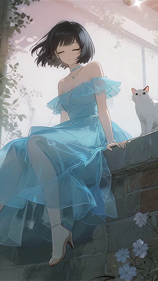 夏日慵懒女孩