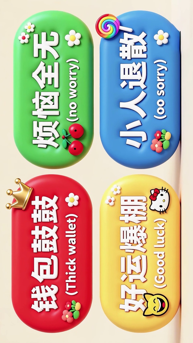 打工人彩虹能量块