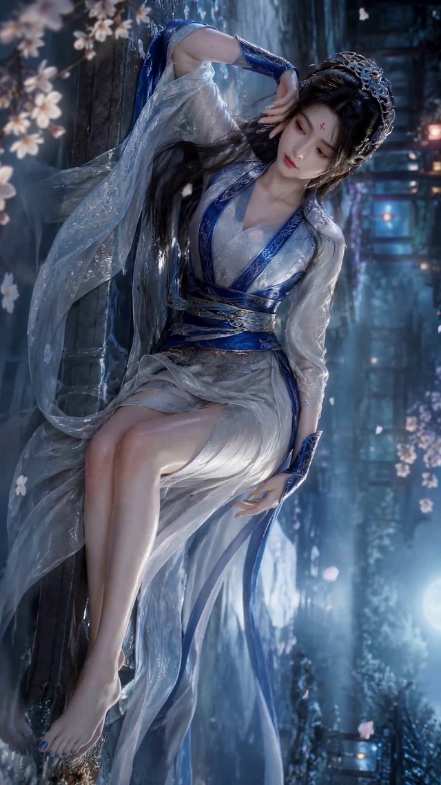 月下古风美人