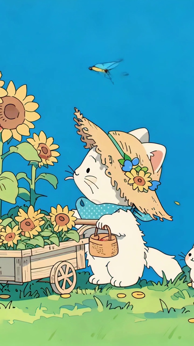 猫猫的向日葵丰收日记