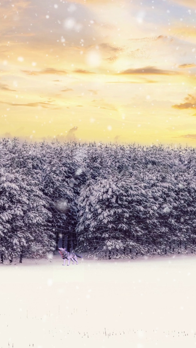 大雪纷飞，落地有声