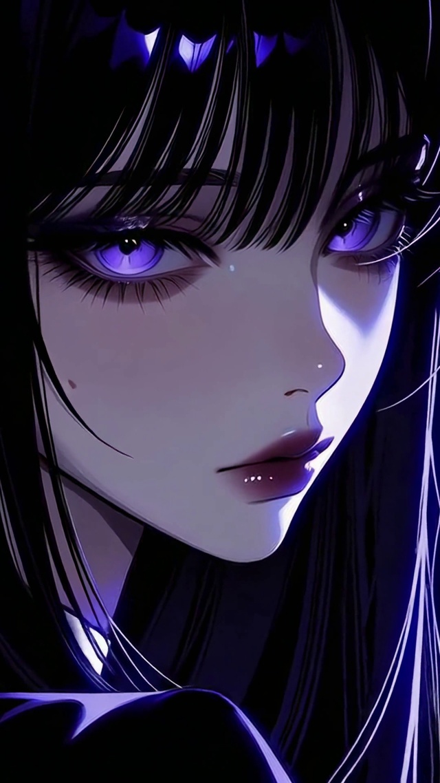 暗紫酷感少女