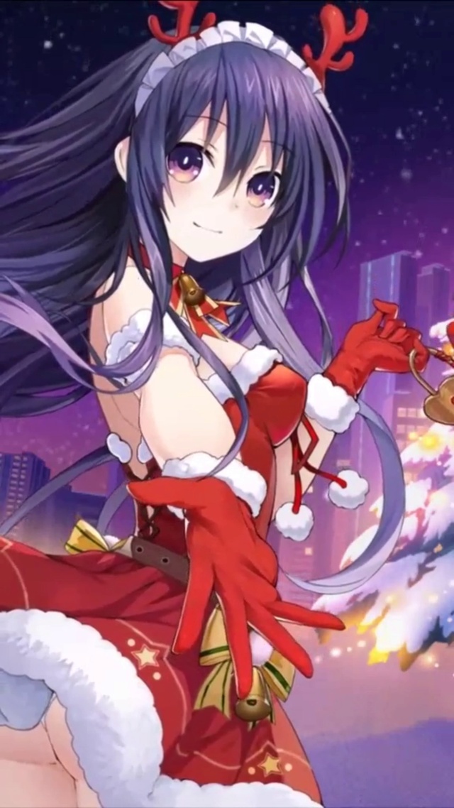 约会大作战夜刀神十香圣诞节