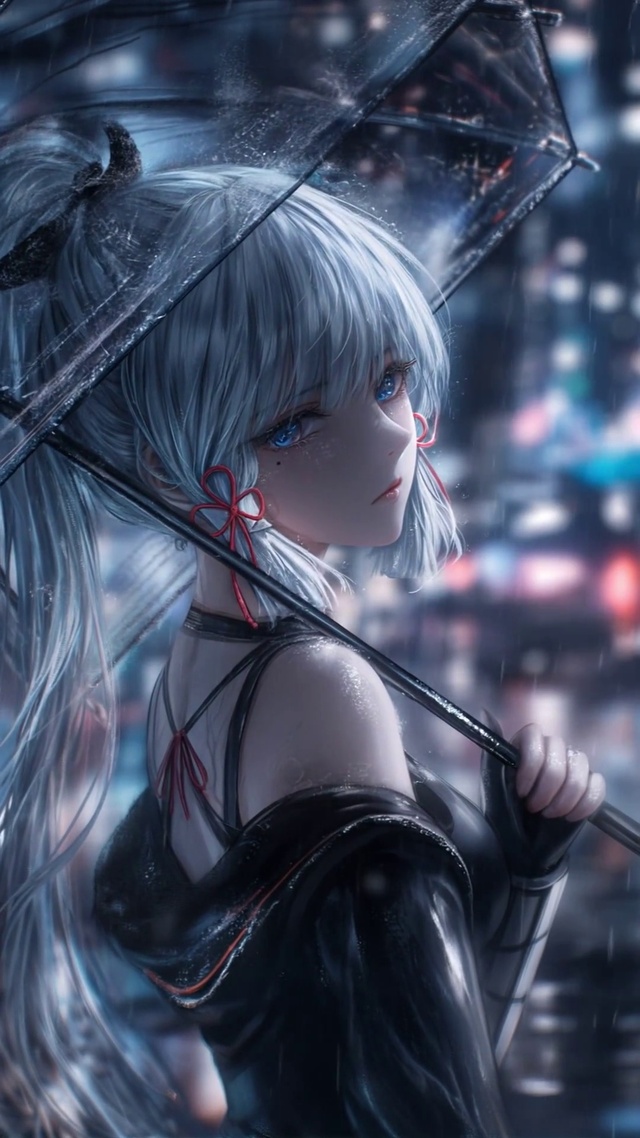 雨中伤感神里绫华/孤独少女