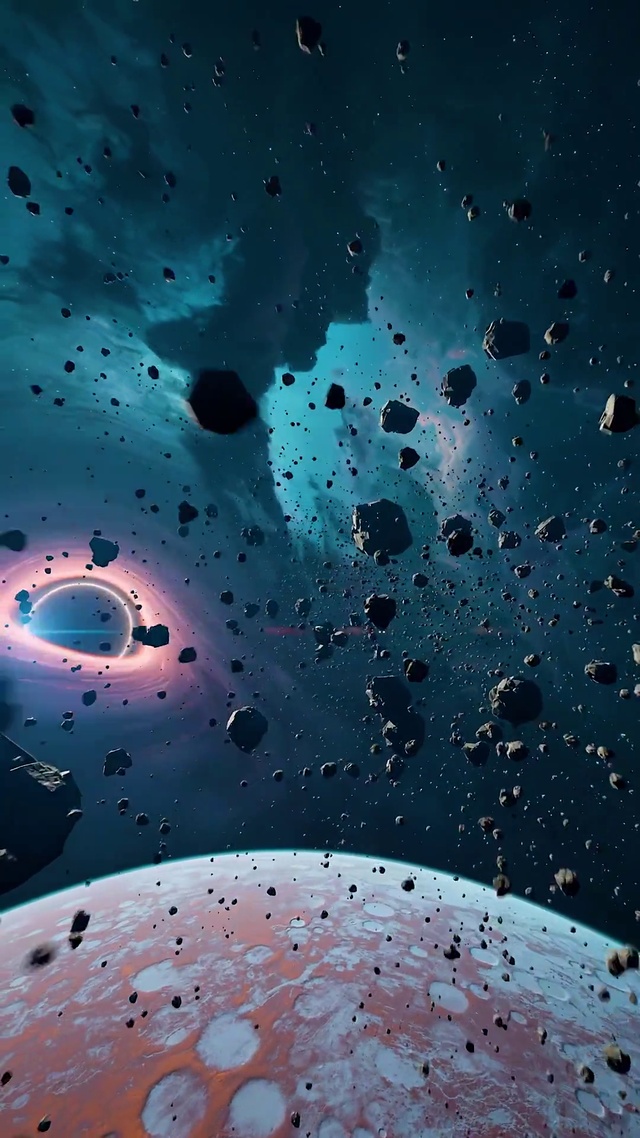 3D宇宙陨石