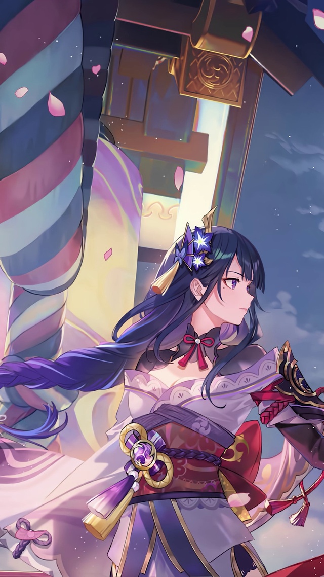 薄樱初绽时，雷电将军，B站up，风易微凉，下载更多清晰度！！！！！