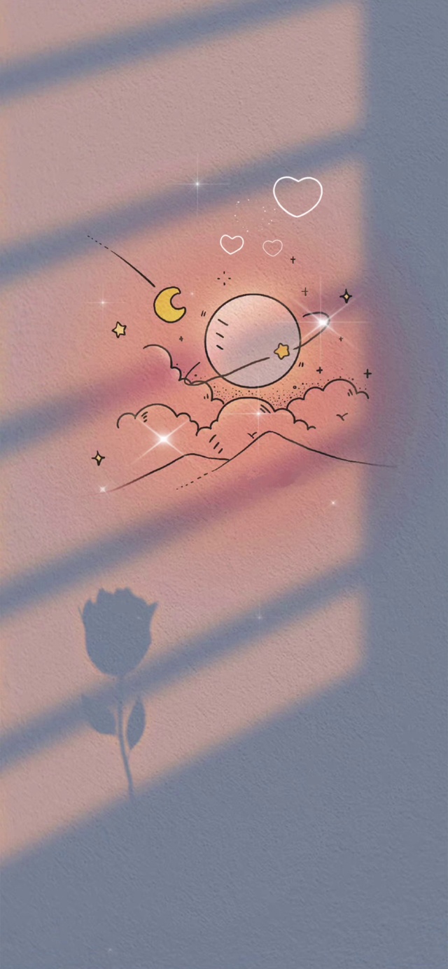 唯美夕阳星球