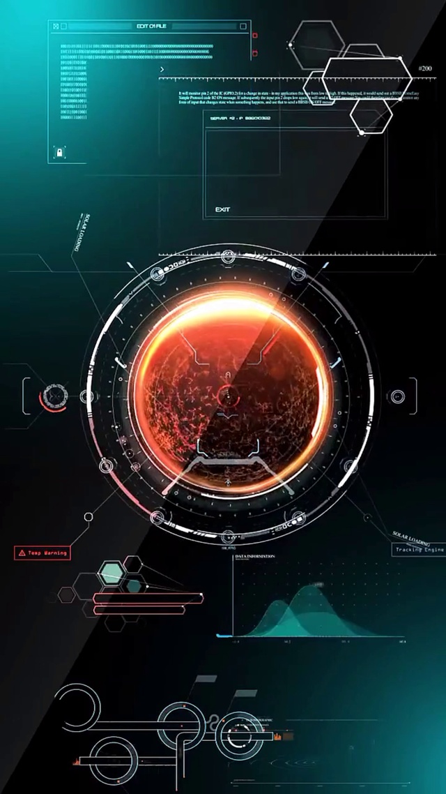科技锁屏