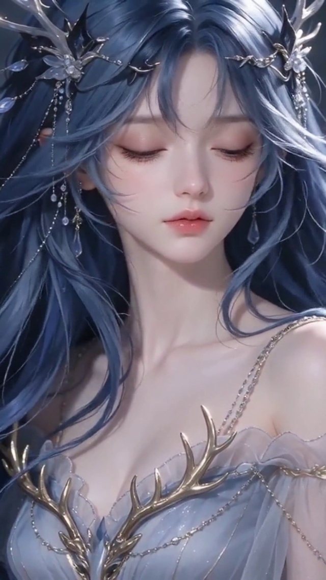 麋鹿仙踪唯美动漫少女