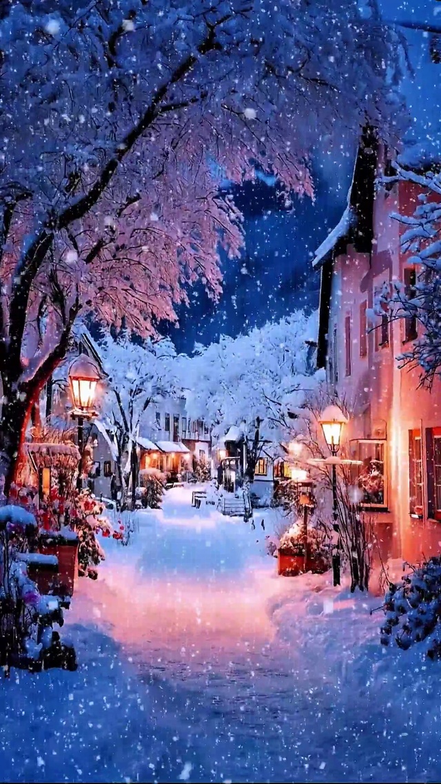 浪漫雪景