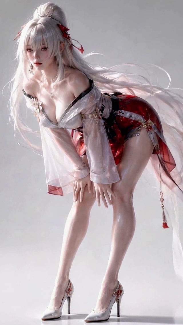 白发和风少女