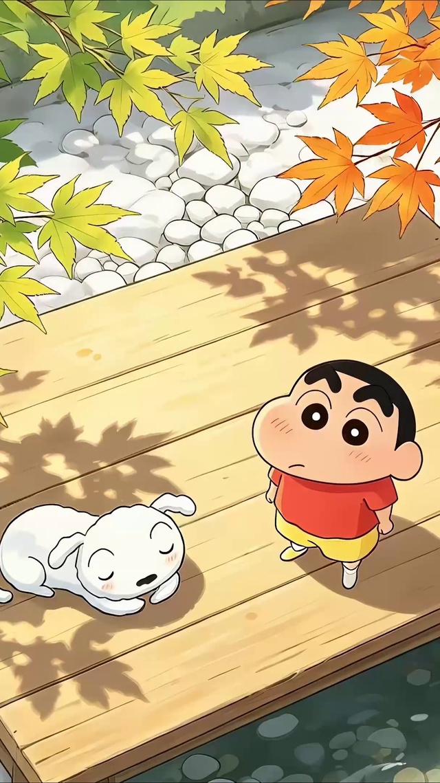 可爱治愈秋游小新