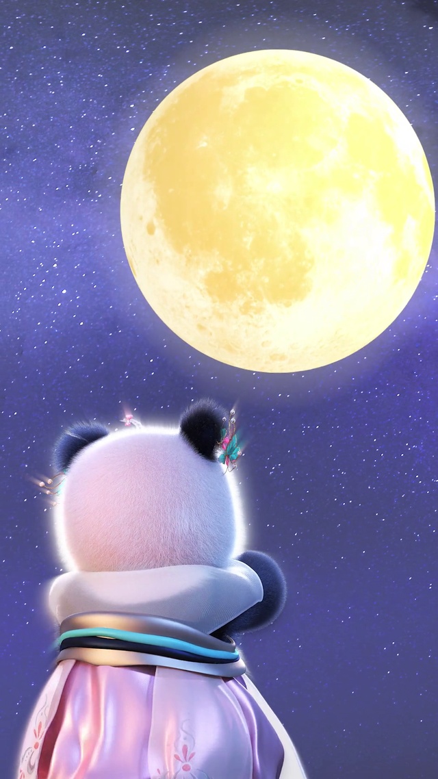 熊非熊中秋送你大月亮