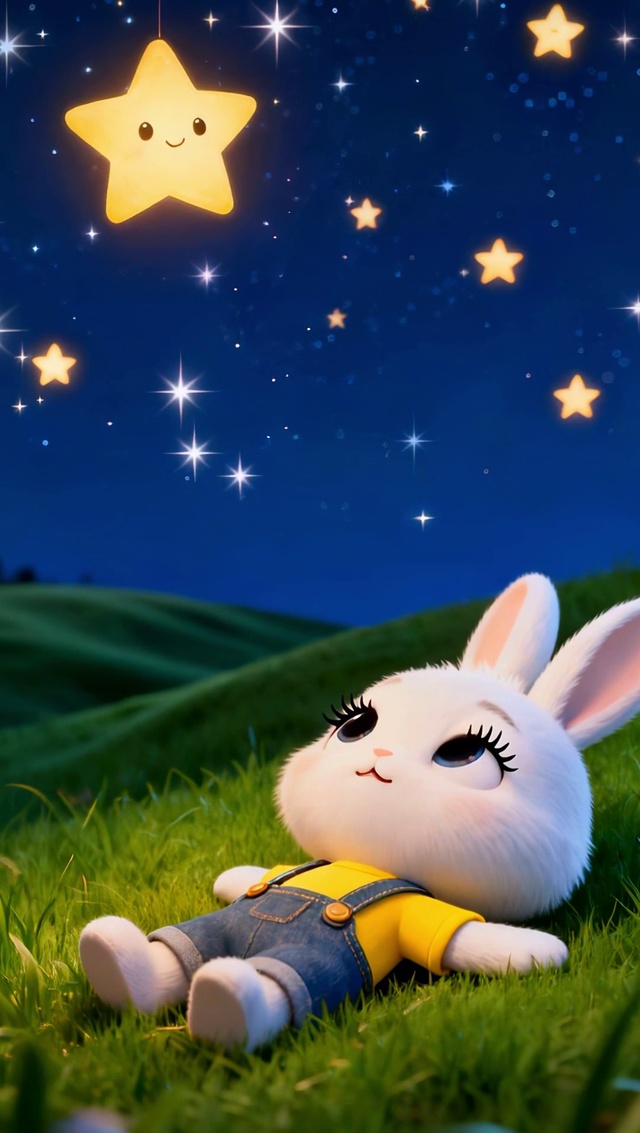 看星星的小兔子