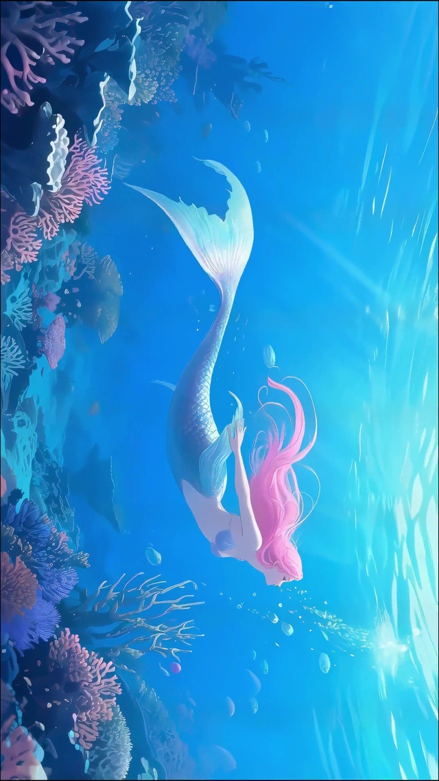 海底人鱼女孩