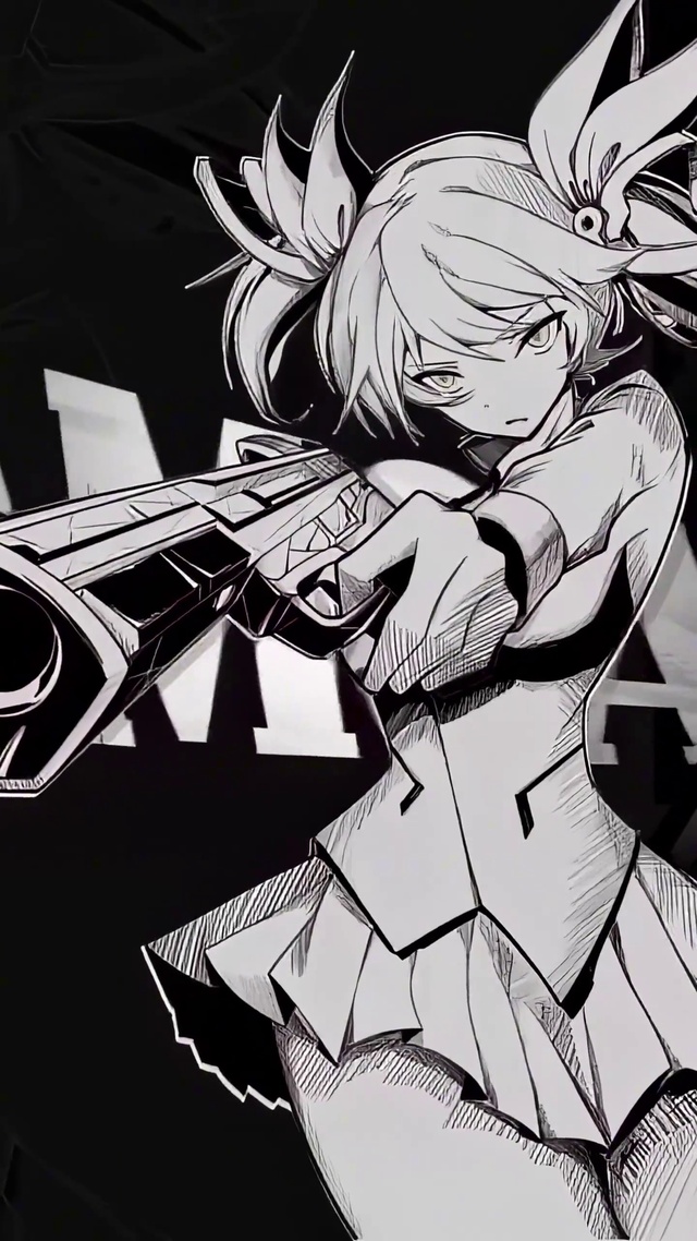 双马尾少女