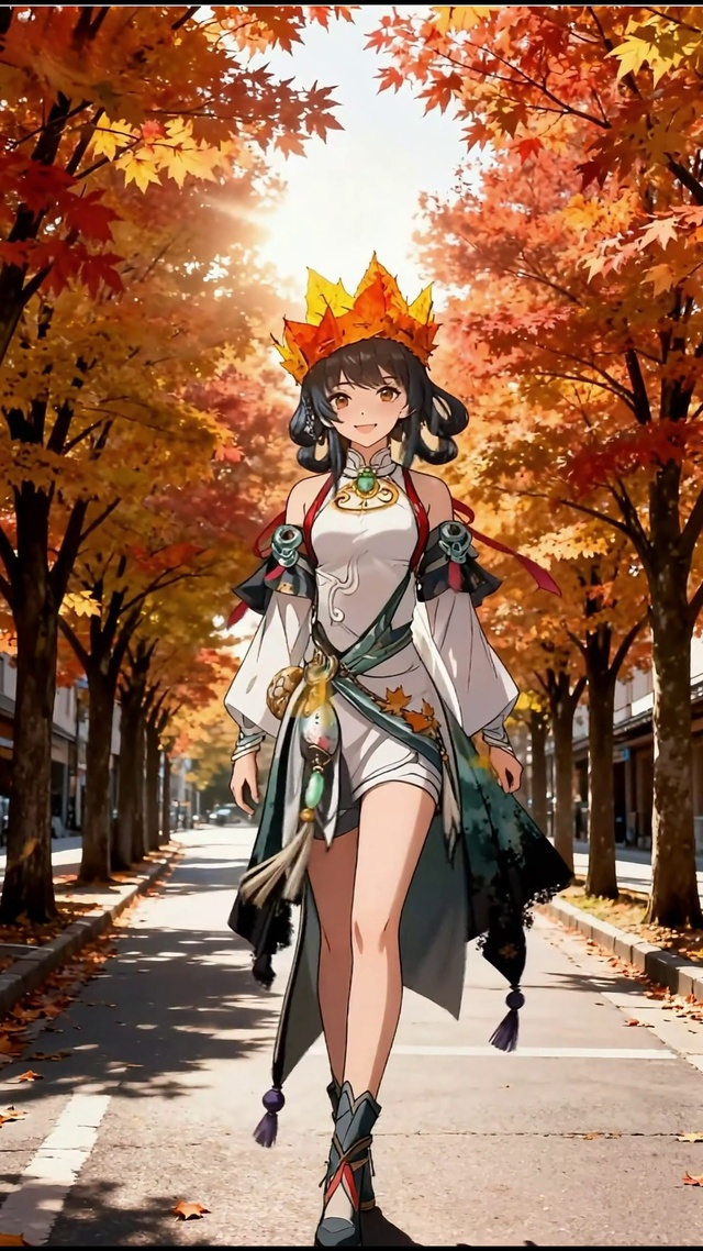 公孙离枫叶王冠