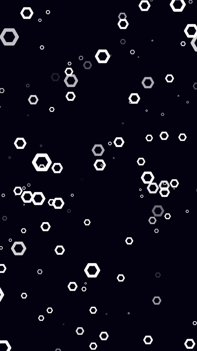 闪烁六边形-白色(完整)