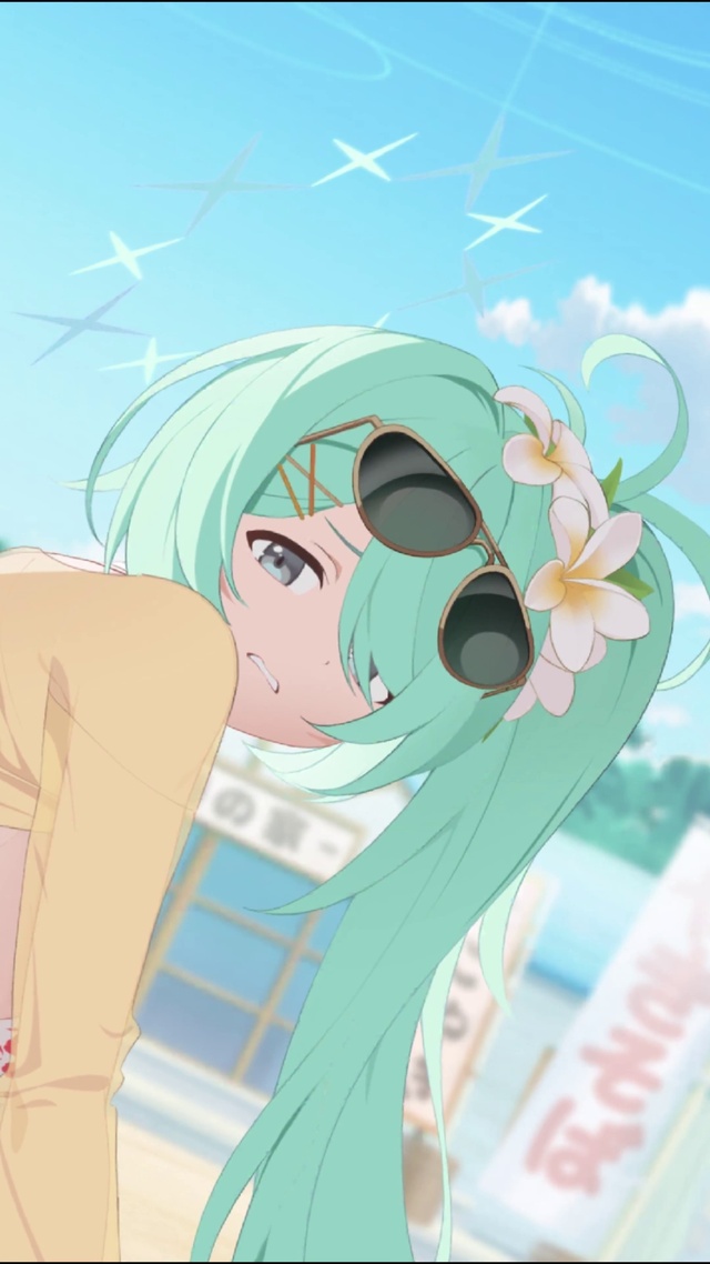 【蔚蓝档案】槌永日和（泳装）live2d竖屏高清化纯享版