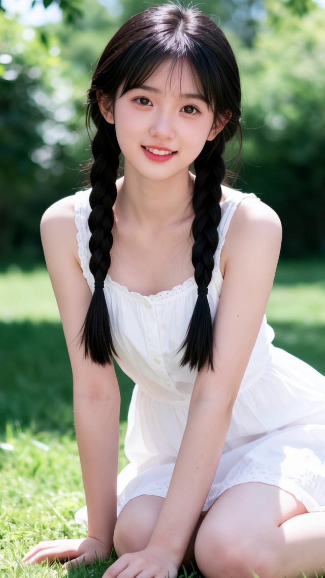 花丛少女