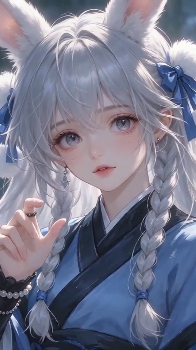 月下竹林兔耳萝莉