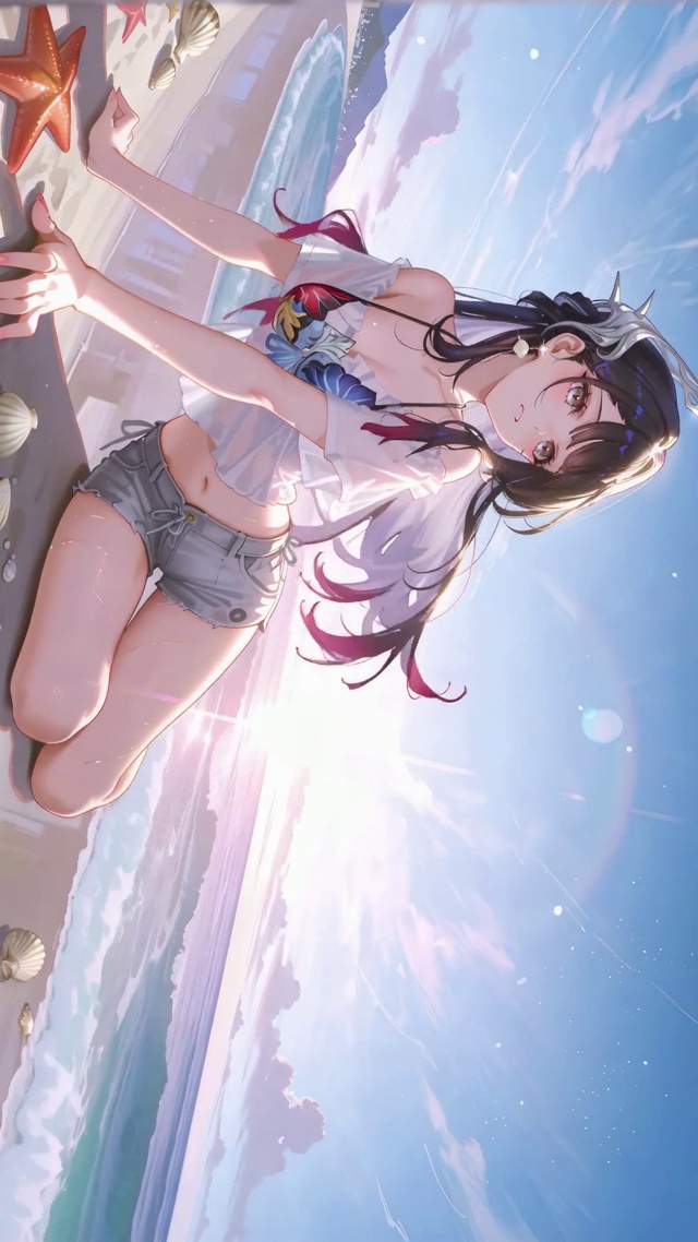 海边沙滩海瑟音