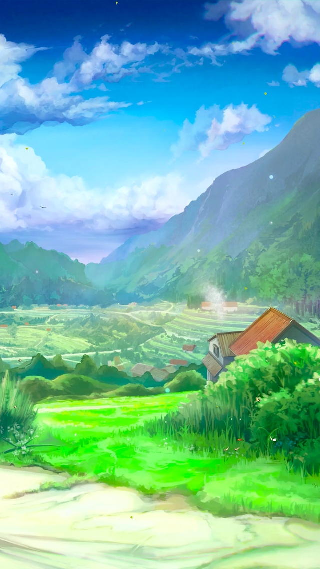 清晨的乡村田野