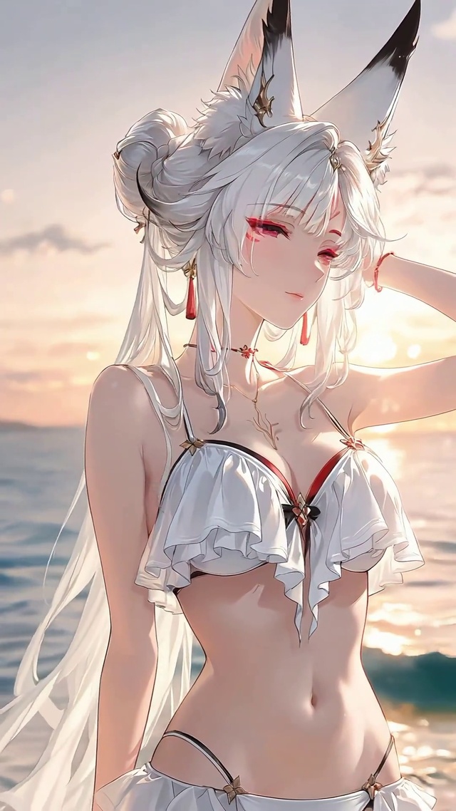 心月狐丨轻悠海滩丨