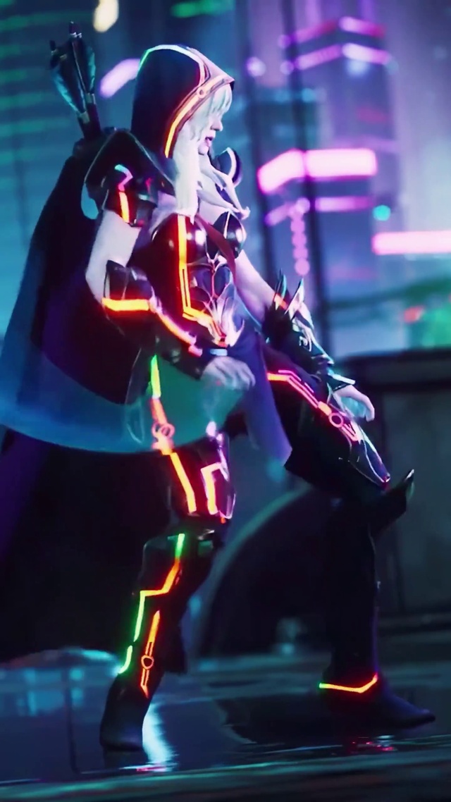 艾希 赛博朋克风舞蹈