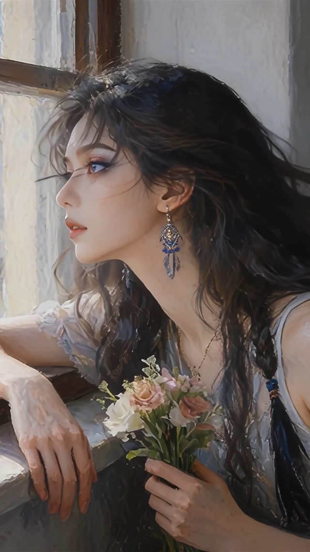 文艺风小清新美女