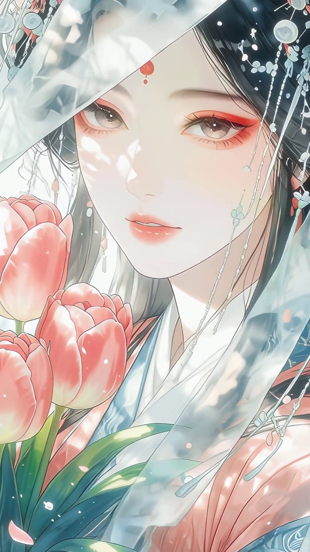美丽古风新娘高清4k