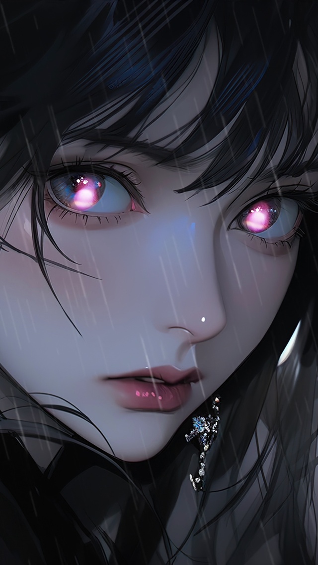 4K 雨中少女