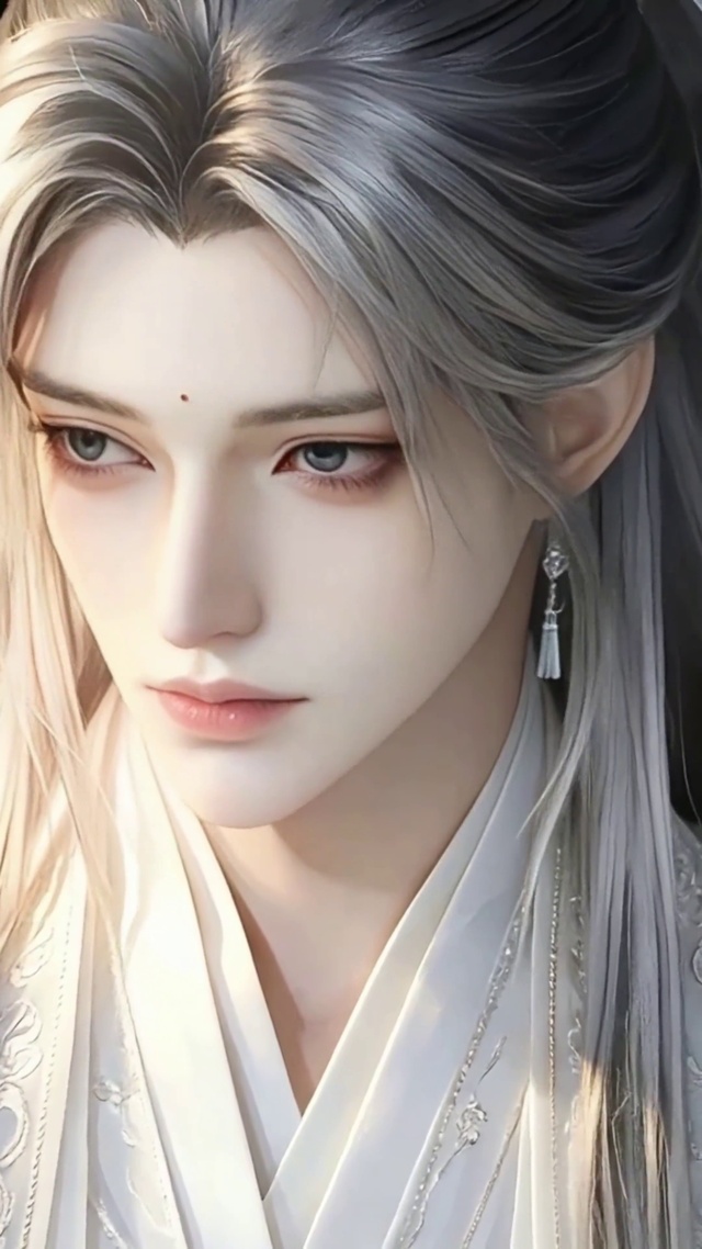 白衣古风美男