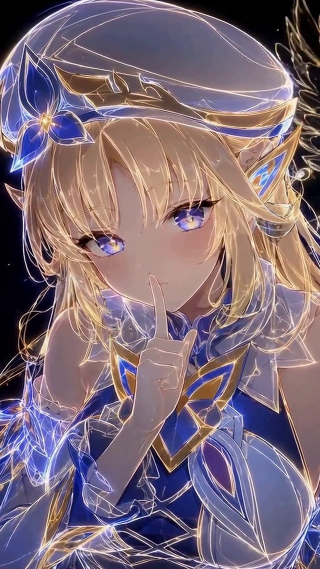 星光金线二次元美少女