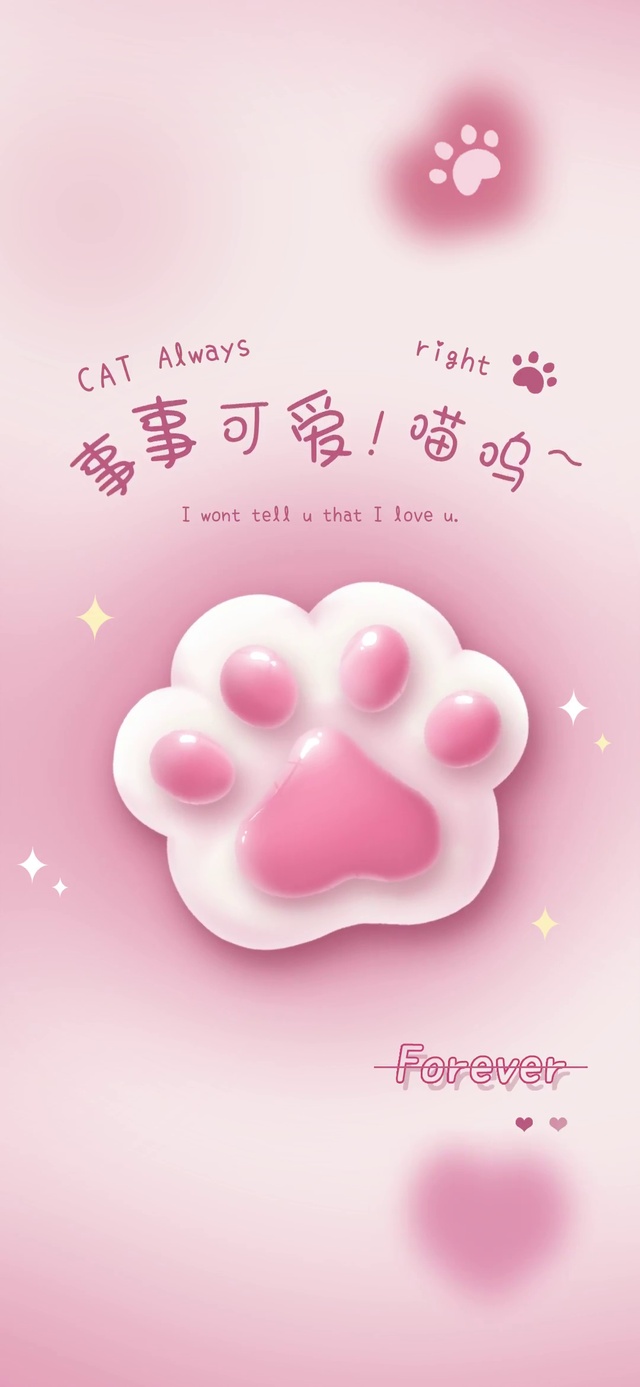 可爱软萌猫爪