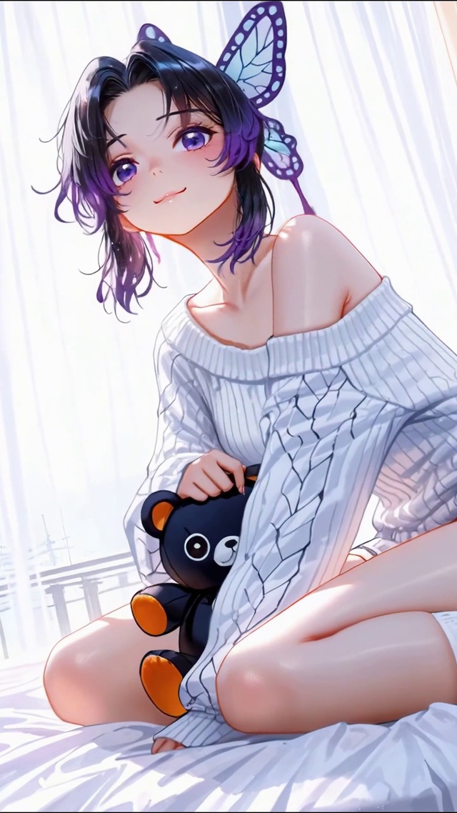卧室清纯少女蝴蝶忍