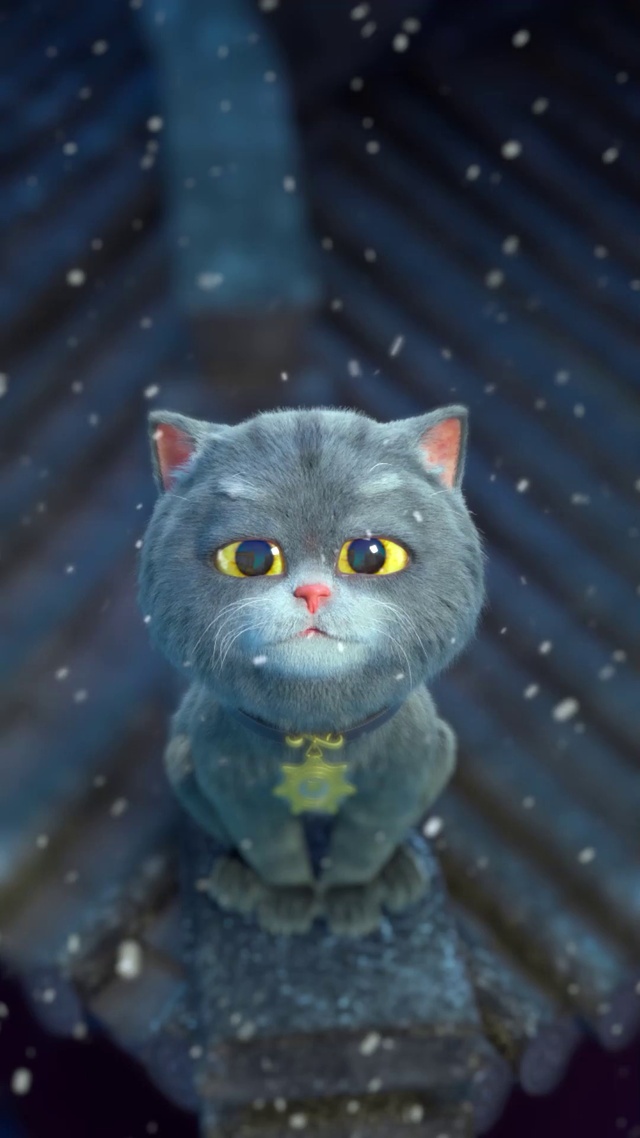 斑布猫 星空猫吻鱼 动漫手机动态壁纸 动漫手机壁纸下载 元气壁纸