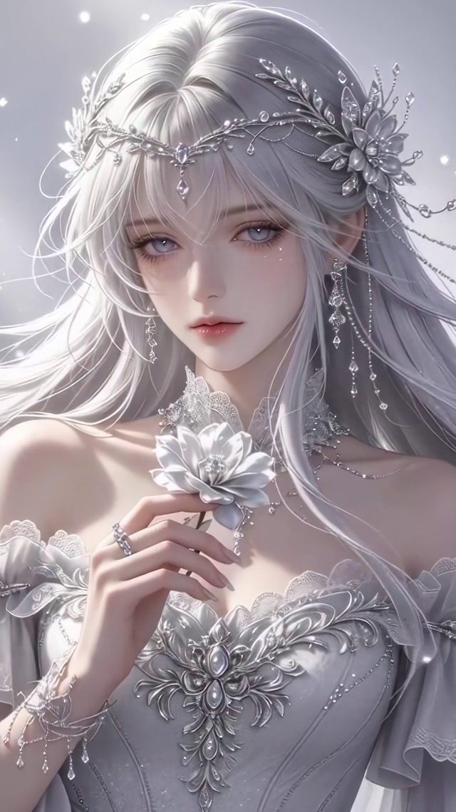 雪天纯情美女