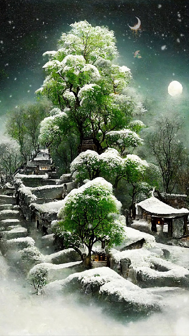 初冬小雪