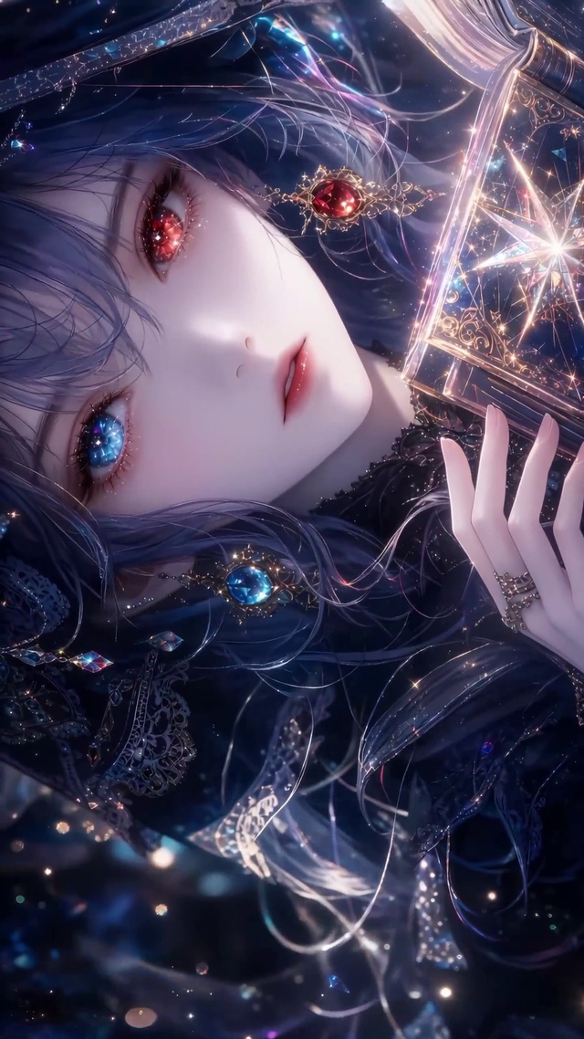异色瞳少女