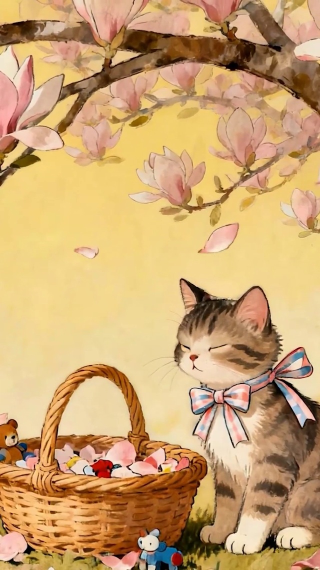 树下可爱猫咪