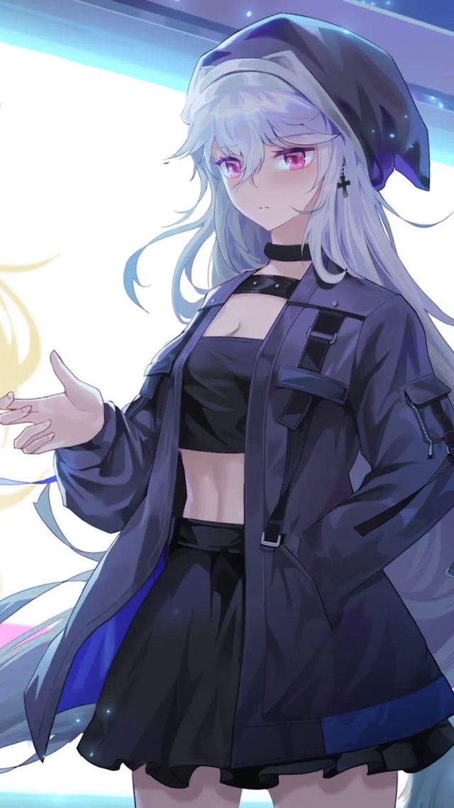 白发帅气美少女