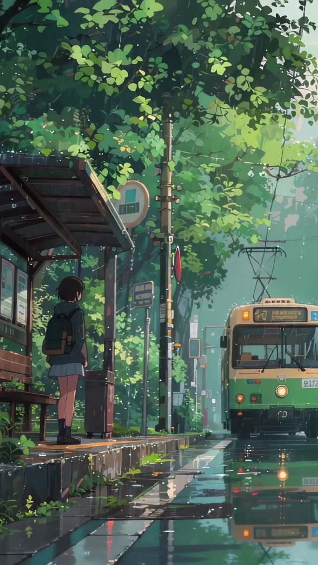 雨天车站