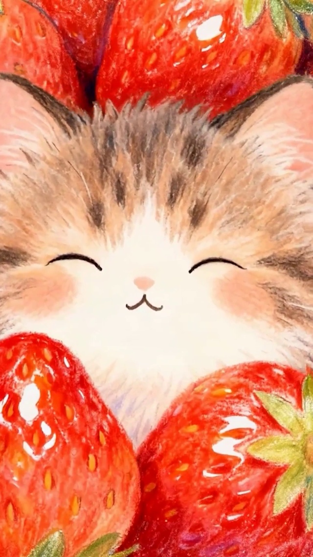 草莓猫咪