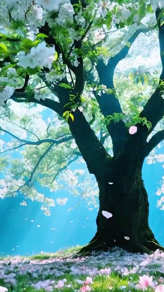 唯美治愈花瓣4K