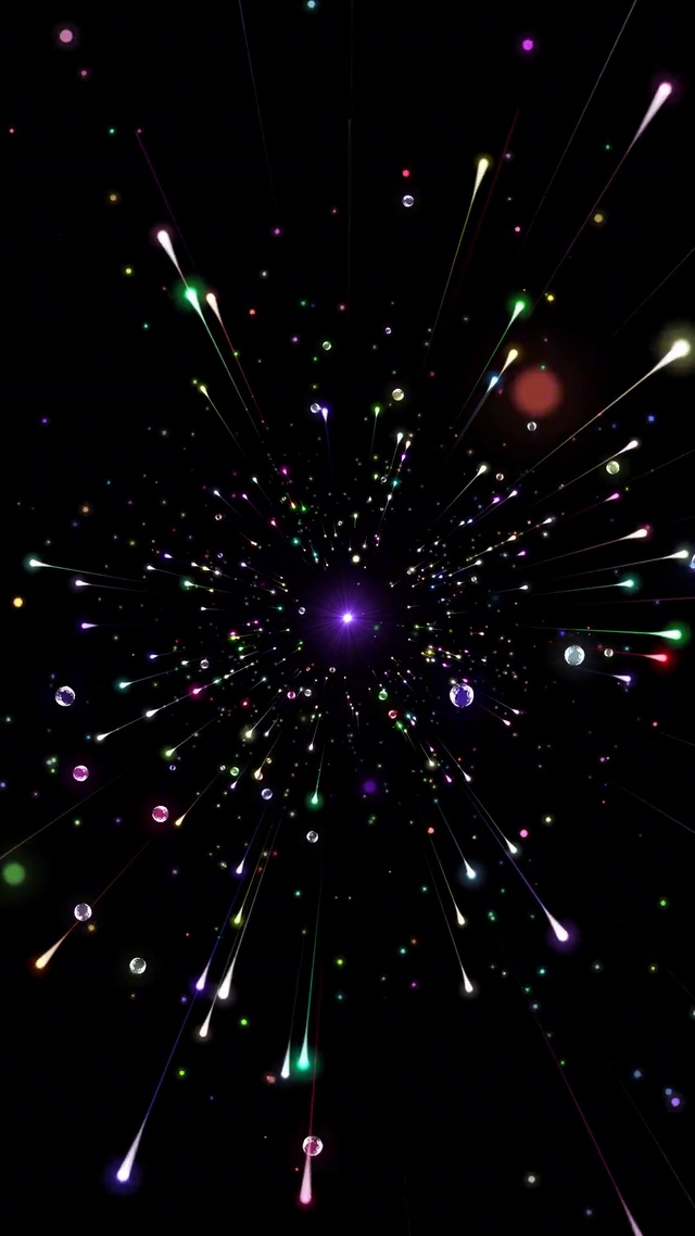 3D立体感流星雨
