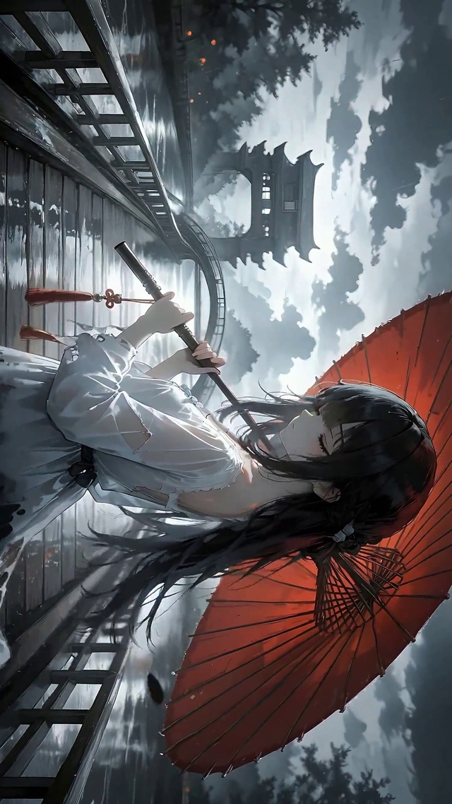 满穗丨雨巷孤影丨